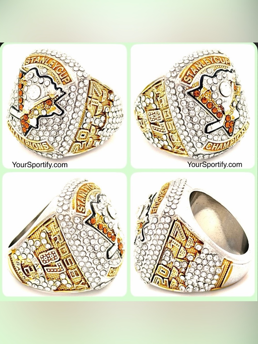 NHL / 2017 Pittsburgh Penguins Stanley Cup Championship Ring